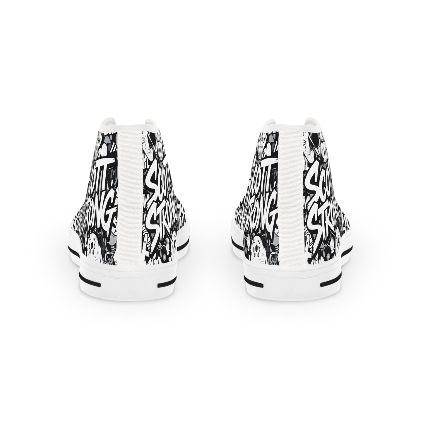 Scott Strong Cosmic Comic High Top Men's Sneakers