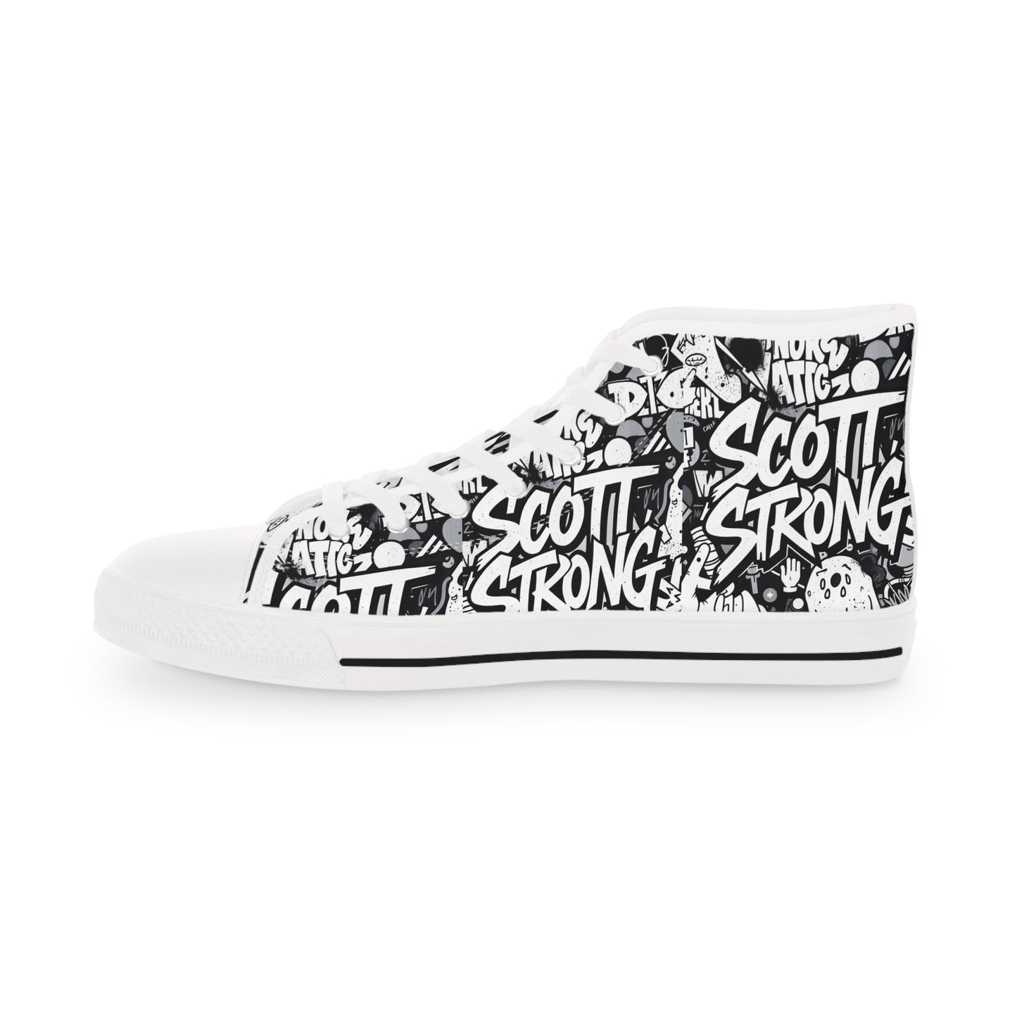 Scott Strong Comic Con High Top Men's Sneakers