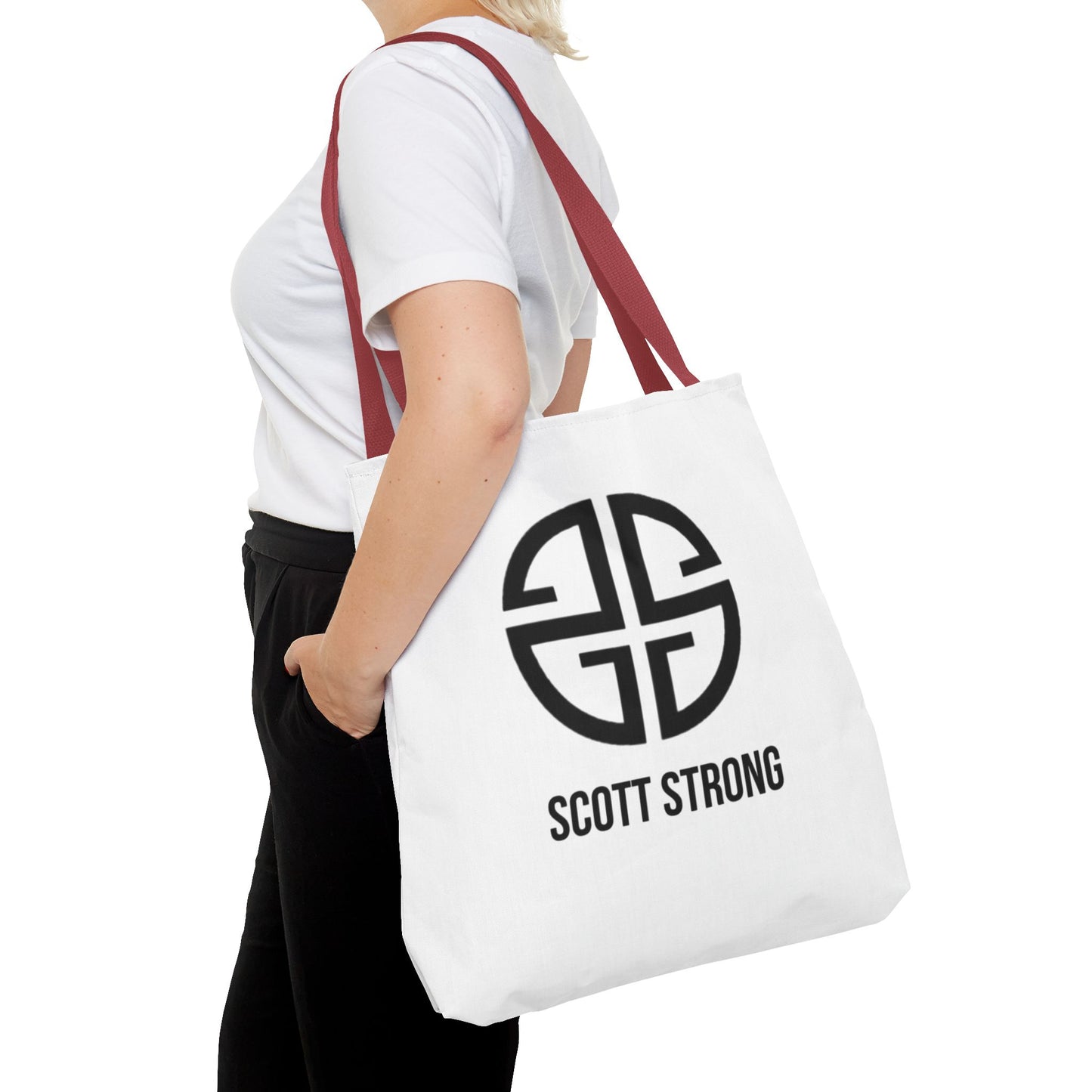 Scott Strong Verve Tote Bag (White)