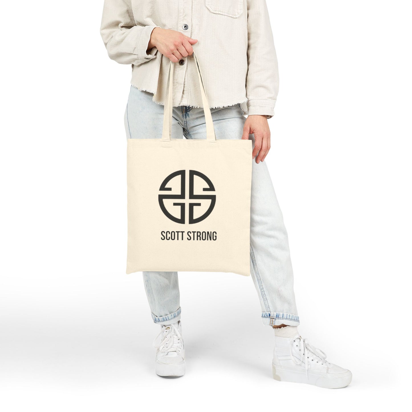 Scott Strong Cotton Canvas Tote Bag