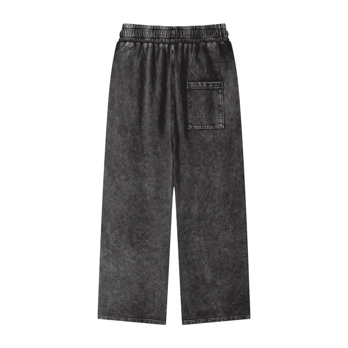 Scott Strong Acid Wash Unisex Straight Leg Pants