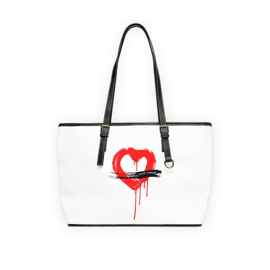 Scott Strong Bleeding Heart Shoulder Bag (White)