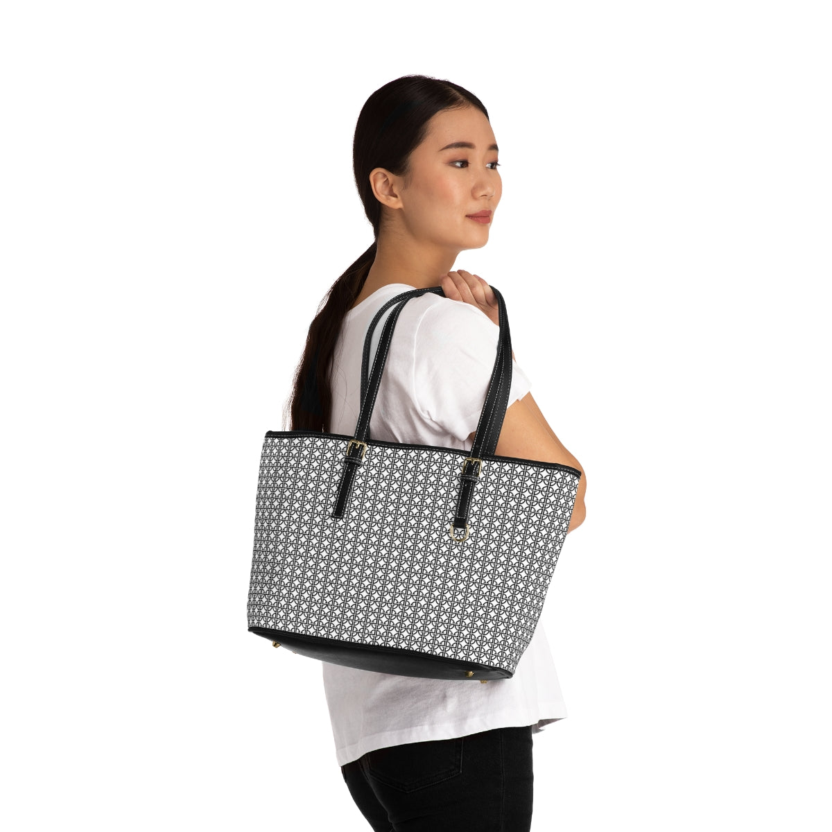 Scott Strong Omni-Print Vegan Leather Shoulder Bag