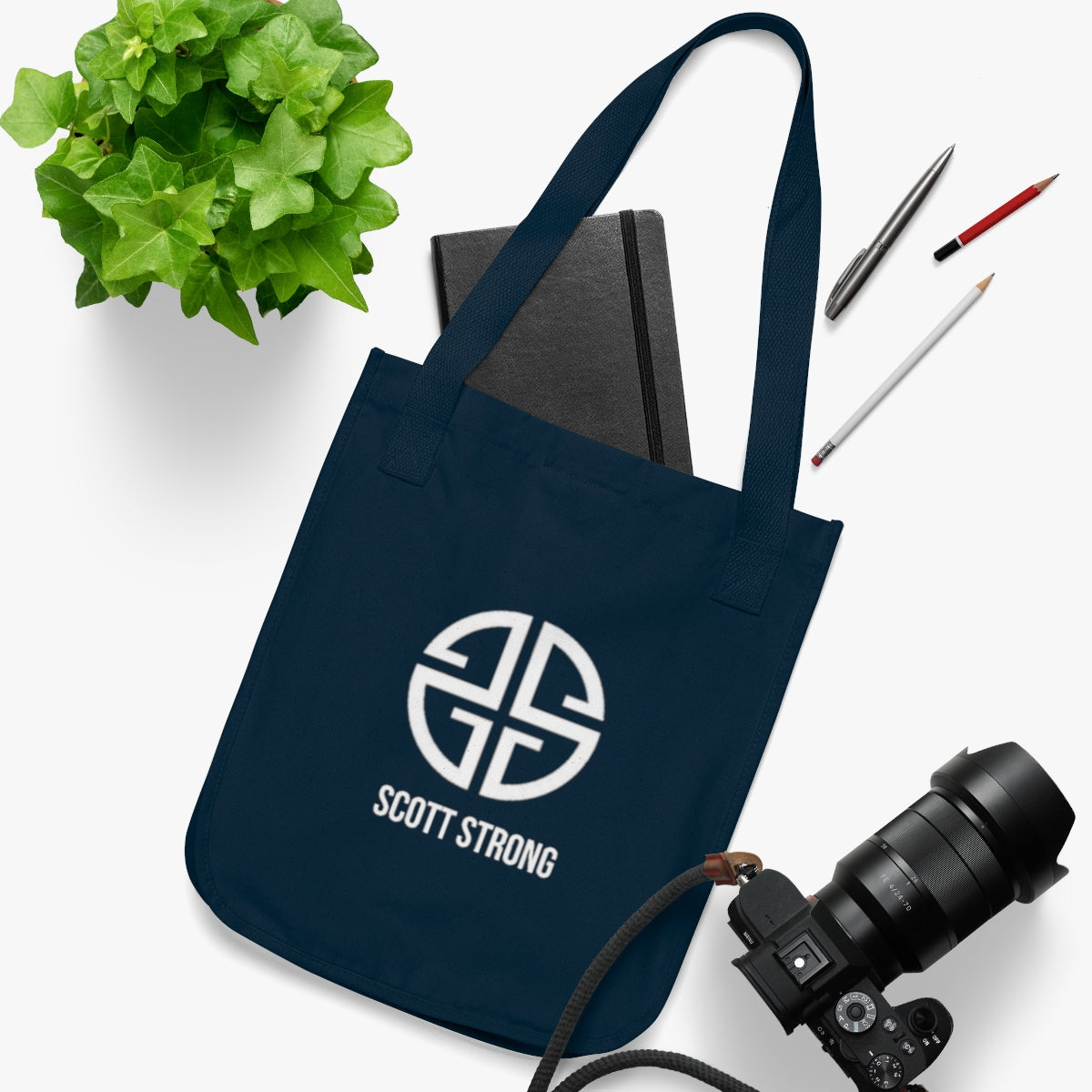 Scott Strong Organic Canvas Tote Bag