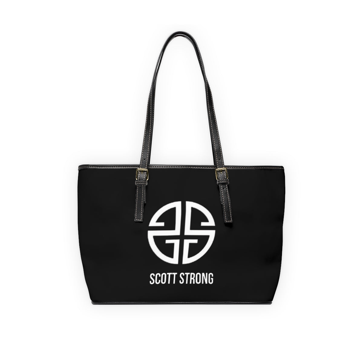 Scott Strong Signature Seal Vegan Leather Shoulder Bag