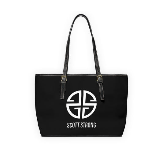 Scott Strong Signature Seal Vegan Leather Shoulder Bag